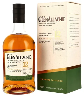 Produktbild von GlenAllachie 12 Jahre - Sauternes Wood Finish - Single Malt Scotch Whisky