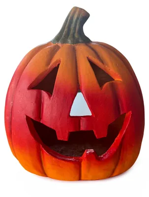 Image de XXL Lanterne citrouille comme décoration LED Halloween Photophore en 28x25 cm