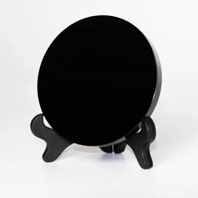 Produktbild von Wandspiegel – 10 x 10 cm – Handgefertigt – Schwarz