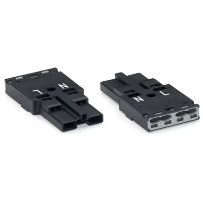 Image de Connecteur WAGO ; 2 pôles ; code A ; noir 770-212