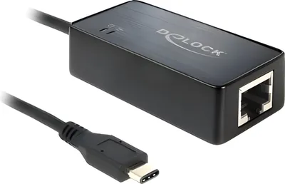 Image de DELOCK USB3.1 Adapter C -> RJ45 St/Bu Gigabit Lan