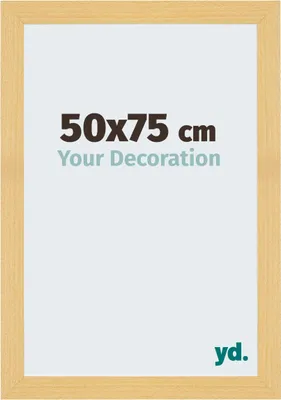 Image de Cadre puzzle 50x75 cm - Décor hêtre - MDF - Mura