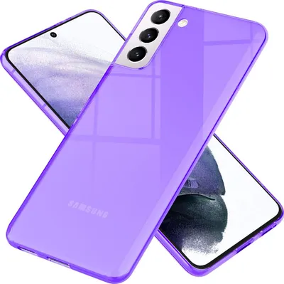 Obrázek produktu pro NALIA Neonové pouzdro na mobilní telefon pro Samsung Galaxy S21+, průhledný silikonový kryt, fialový
