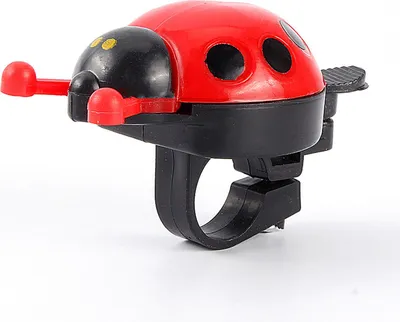 Zdjęcie produktu dla Dzwonek rowerowy, Log Attention Funny Clear Soundbike Ladybug Bell do użytku na zewnątrz