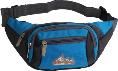 Produktbild von Bag Street - Nylon Bauchtasche Hüfttasche Gürteltasche Geldgürtel - Blau