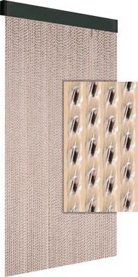 Obrázek produktu pro Závěs do dveří MILAN černá 90x210 cm