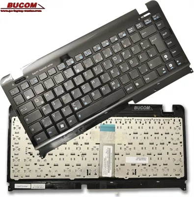 Produktbild von Tastatur  für Asus Eee PC Seashell 1201HA-B 1215 1215N 1215T 1215P 1225B 1225C DE Keyboard mit TOPCASE Gehäuse