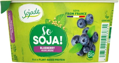 Obrázok produktu pre SÓJOVÝ DEZERT S ČUČORÍNKAMI BEZLEPKOVÝ150 g - SOJÁD