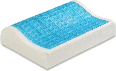 Produktbild von Mayaadi-Home Orthopädisches Kissen mit Gel - 60x40x11/8cm - gegen Nackenschmerzen - Visco Memory Foam – NY5-01K