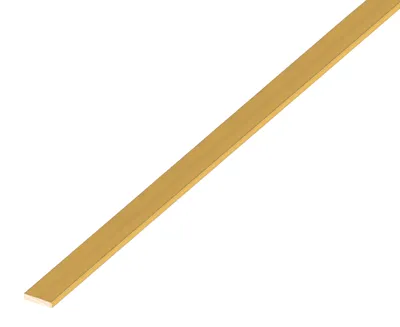 Image de Alberts 471316 Barre plate, laiton, 1000 x 7 x 2,5 mm