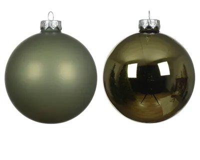 Produktbild von Weihnachtskugeln Glas 2,5cm 24 Stück - Rosmarin