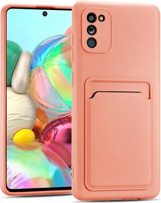 Obrázok produktu pre Puzdro na mobilný telefón pre Samsung Galaxy A02s kryt silikónový ochranný kryt so slotom na kartu Slim Wallet Case, ružové