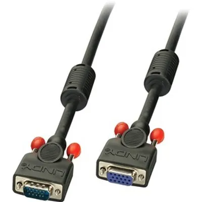 Produktbild von Lindy 36396, 7,5 m, VGA (D-Sub), VGA (D-Sub), Männlich, Weiblich, Schwarz