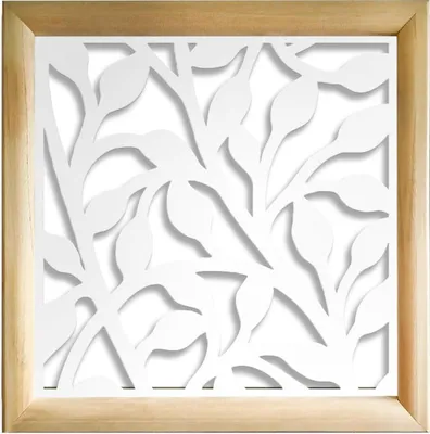 Obrázok produktu pre CESPUGLIO - Dekoratívne moduly z dreva a PVC 73x73 cm biele