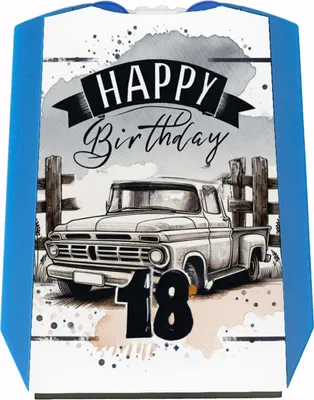 Produktbild von Happy Birthday 18 Auto Parkscheibe