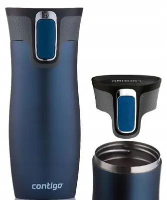 Produktbild von Thermobecher ContiGo! West Loop 2.0 470ml blau Edelstahl