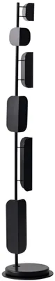 Obrázek produktu pro Moderní černá stojací lampa Designové stínidla Osvětlení