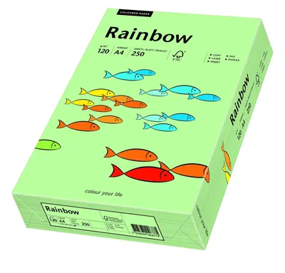 Produktbild von Papyrus 88042634, Universal, A4 (210x297 mm), Matte, 250 Blätter, 120 g/m², Grün