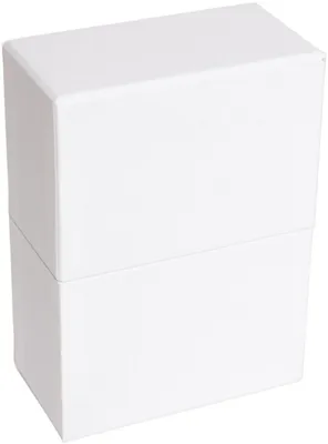 Image de Boîte à photos HNFD Parda blanche, format 10 x 15 cm, pour 200 à 300 photos, 11 x 5,5 x 16 cm
