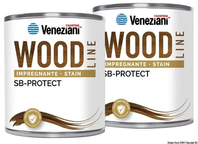 Immagine prodotto di Primer bicomponente trasparente Wood Line 1 l - Osculati 65.030.02