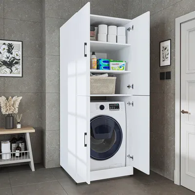 Immagine prodotto di Mobile per lavatrice Roomart DORA-II, larghezza 70 cm, bianco