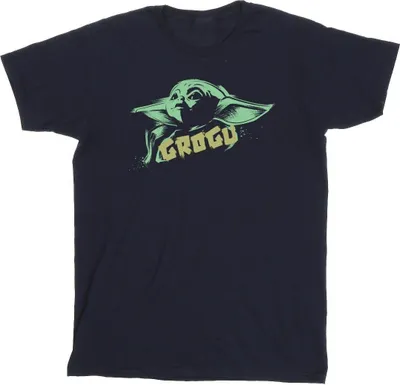Produktbild von Star Wars - "The Mandalorian The Child" T-Shirt für Herren BI47366 (3XL) (Marineblau)