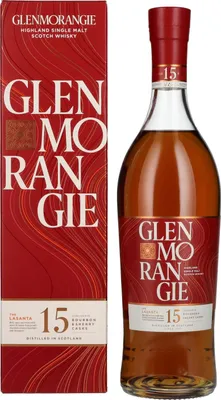 Image de Glenmorangie THE LASANTA 15 Years Old Highland Single Malt 43% Vol. 0,7l en boîte cadeau