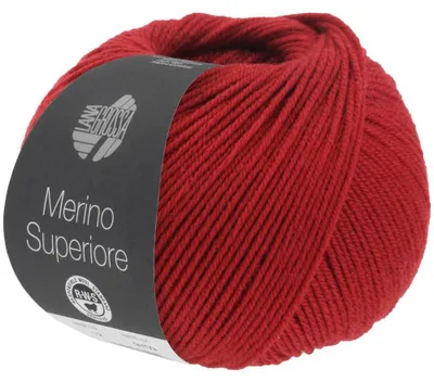 Produktbild von Lana Grossa Merino Superiore 029 Kirschrot 50g