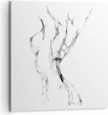 Produktbild von Bild auf Leinwand - Leinwandbild - Einteilig - Frau Körper Nacktheit - 60x60cm - Wand Bild - Wanddeko - Wandbilder - Leinwanddruck - Bilder - Wanddekoration - Leinwand bilder - Wandbild - AC60x60-4938