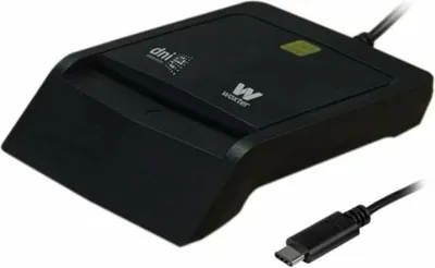 Image de Lecteur de carte d'identité électronique Woxter Noir