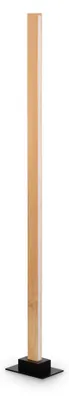 Produktbild von Stehleuchte Industrial-Minimal Craft Holz Braun Led 26W 3000K Warmes Licht