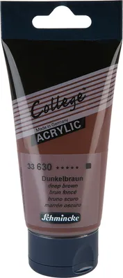 Produktbild von Schmincke 75ml Tube College Acryl Dunkelbraun Acryl 33 630 013