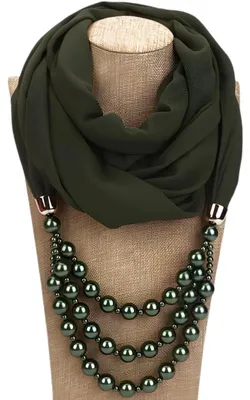 Produktbild von Stylvoller grüner Schal ZE-40153 für Damen KP40153