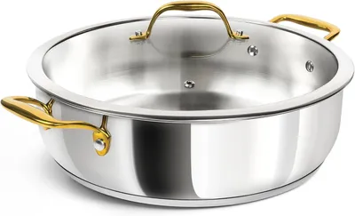 Produktbild von MICHELANGELO Schmorpfanne, 5,7 l, Edelstahl
