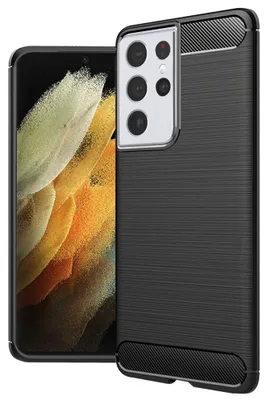 Obrázok produktu pre Techsuit CarbonFiber kryt na Samsung Galaxy S21 Ultra 5G – čierny