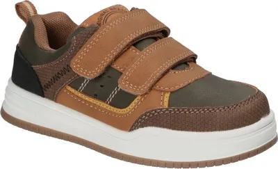 Produktbild von AMERICAN CLUB XD152 Solide Kinderschuhe mit Klettverschluss, modische Kinderschuhe, profilierte Innensohle aus Naturleder, Casual, Khaki 29