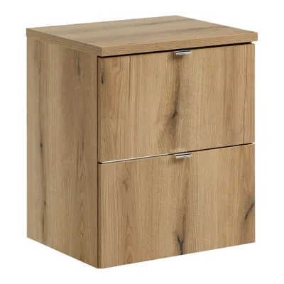 Produktbild von Waschtischunterschrank 50cm, in Eiche, NEWPORT-56-OAK