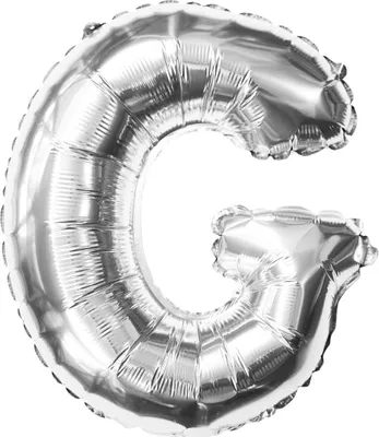Produktbild von Oblique Unique Folien Luftballon Buchstabe G Geburtstag Silber Hochzeit Party Deko Ballon - silber