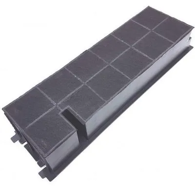 Produktbild von Wpro AMC100 Aktivkohlefilter/Dunstabzugshaubenzubehör AEG-Electrolux KF60 / 4055356002 / Type 60 / MCFE18 und Elica CFC0140075 (369x109x63mm)