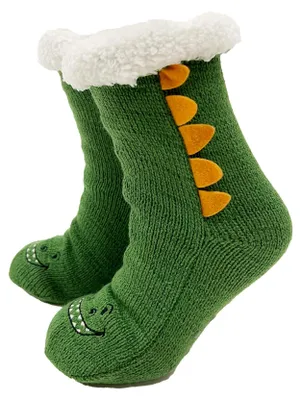 Produktbild von Textino Haussocken Dino 31-34 Grün