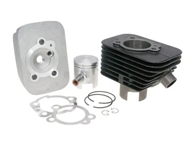 Zdjęcie produktu dla Zestaw cylindrów wyścigowych Polini z żeliwa szarego 63cc 12mm sworzeń tłokowy do Piaggio Ciao