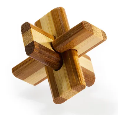 Image de bambou 3D Breinpuzzel Doublecross **