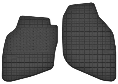 Productafbeelding van Rubberen voormatten voor Honda Jazz II 2002-2008 (hatchback) – 2-delig, zwart, op maat – Wielganizator SolidTread
