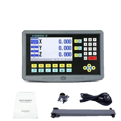 Obrázek produktu pro Digitální displej, podpora 9 jazyků, kompatibilita se 3 osami, LCD DRO