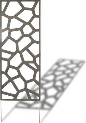 Image de Panneau en métal Deco Panel ardoise - 0,60 x 1,50 m- pose murale ou sur sol meuble