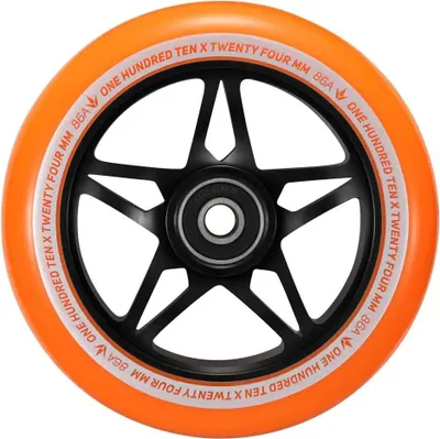 Image de Roues Trottinette - S3 - 110 mm - Noir/Orange - Blunt Scooters