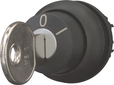 Produktbild von Eaton M22S-WS, Schlüsselschalter, Kunststoff, Schwarz, IP66, 29,7 mm, 39,6 mm