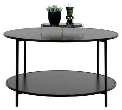 Productafbeelding van House Nordic Salontafel Vita Rond Zwart