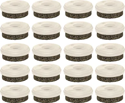 Produktbild von Wagner QuickClick Einsatz Möbelgleiter NATURAL zum Eindrücken ø 20 mm, Kunststoff natur; Inhalt: 20 Stück