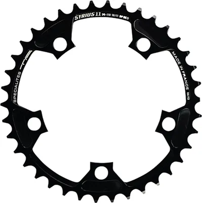 Image de TA Plateau de pédalier Syrius 34Z noir Ø110 intérieur 10/11-f